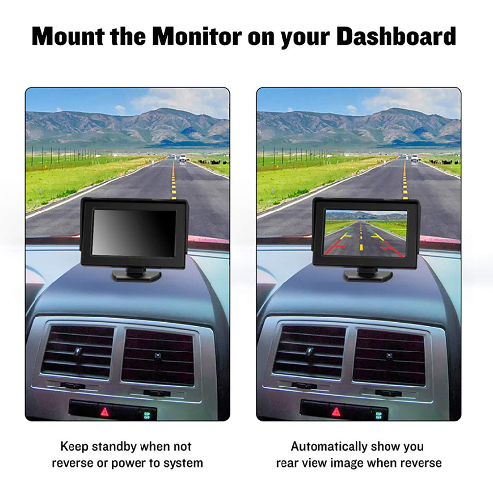 RH-313 4.3-inch 2.4G Wireless Car Backup Monitor with 7 LED Rear View Camera Parking System Kit RH-313 4.3-inch 2.4G Wireless Car Backup Monitor with 7 LED Rear View Camera Parking System Kit